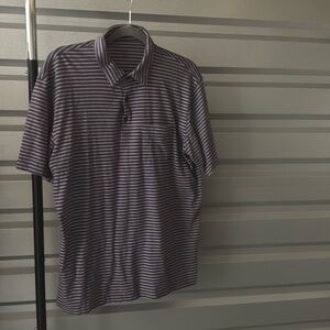 Patagonia Squeaky Clean Polo blue and red large